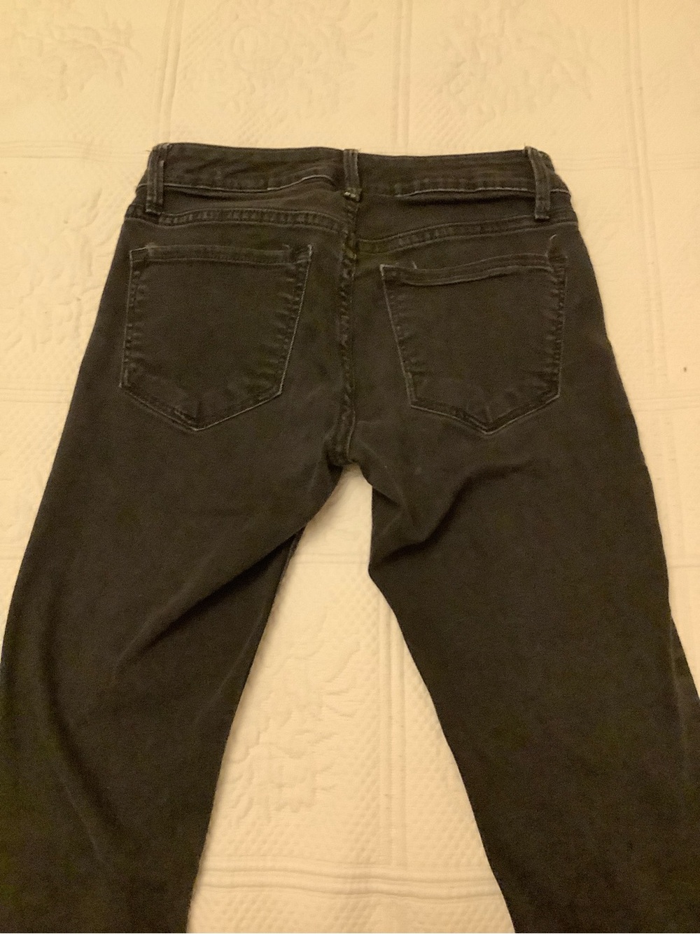 Old Navy Rockstar Low Rise Black Jeans 0 - Picture 6 of 9